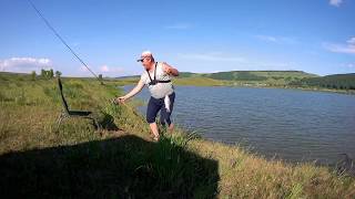 хороший,добрый отдых и рыбалка.уха и караси в фольге на углях .часть 1. июль 2018.