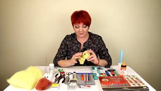 Медвежонок сухое валяние из шерсти / The video creation felting teddy bear