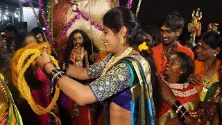 Cheruvugattu Jathara | Jogini Nisha Kranthi Teenmaar Dance at Cheruvugattu Jatara | Nalgonda