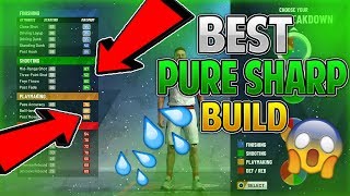 BEST PURE SHARP BUILD NBA 2K20! OVERPOWERED SHARPSHOOTER DEMIGOD BUILD!
