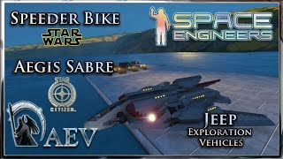 Space Engineers Такого вы еще не видели! Star Citizen Aegis Sabre и прочие вкусности=)