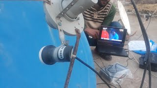 yahsat 52e dish setting With watan tv hd on 4 feet side lnb 2020