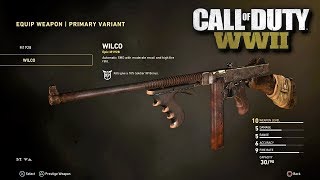 EPIC m1928 WILCO aka "THOMPSON"  on COD WW2! EPIC M1928 "WILCO" multiplayer gameplay.