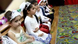 Утренник в детском саду "Севиндж" посвященный 2016 году! Старшая группа 12.2015