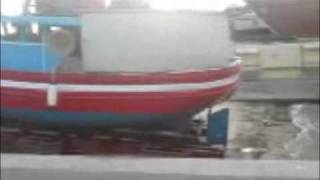 Καθέλκυση στο καρνάγιο μας του καπετάν Πέτρου