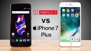 OnePlus 5 vs iPhone 7 Plus - Champion Defeated? Speedtest Comparison