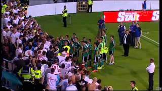 Spięcie po meczu Saints Patrick's-Legia Warszawa