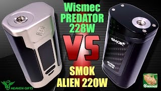 Wismec Predator vs Smok Alien. Чужой против хищника - кто победит?