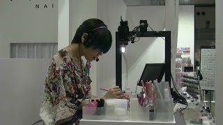 ビューティーワールドジャパン2017　なかやまちえこ先生による会場デモンストレーションの模様