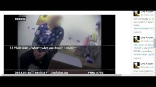 Planned Parenthood tells a 15 yr old girl to try bondage, watch porn&more