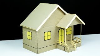 How to Make Cardboard House - Beautiful DIY Home Making Project