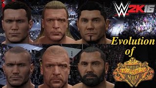 WWE 2K16-2K15 PC Mods: Evolution of Evolution! (Triple H, Batista & Randy Orton) (PS4)
