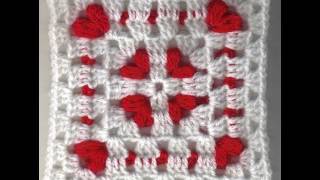 Cornered Hearts: Crochet Friendship Square Project 2011