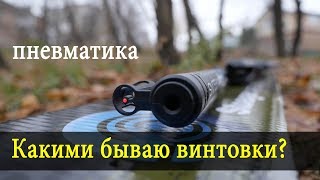 Какими бывают пневматические винтовки?