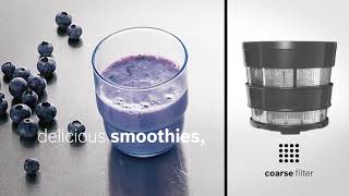 Bosch VitaExtract Slow Juicer | Filters