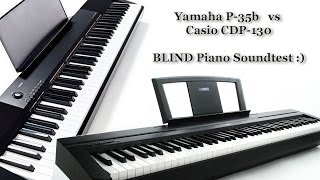 Yamaha P-35  vs Casio CDP-130 / CDP-230 BLIND piano sound test/ Слепой тест звука