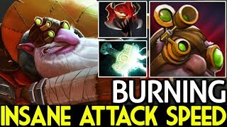 Burning [Sniper] Insane Attack Speed Counter ALL 7.15 Dota 2