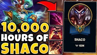 THIS IS WHAT 10,000 HOURS OF SHACO LOOKS LIKE (CHASE SHACO) - League of Legends