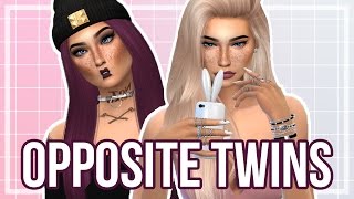 The Sims 4: Create A Sim || The Opposite Twins