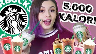 STARBUCKS'DAKİ TÜM MENÜYÜ SİPARİŞ ETTİM!!! (Kafein Koması)