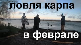 Зимний карпфишинг. Ловля карпа зимой в Литве.Февраль 2020г.
