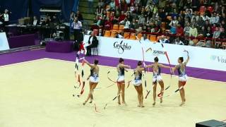 Гран-При 2016. Сборная Москвы, ленты. Художественная гимнастика