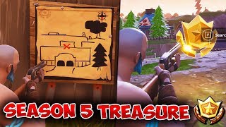 SEASON 5 TREASURE! | Follow The Treasure Map Found In Risky Reels! | Lazy Links + Paradise Palms!
