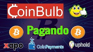 Coinbulb como ganar Bitcoin visualizando anuncios, excelente PTC que paga, mi retiro en vivo
