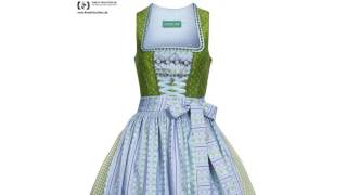 Finest-Trachten.de: Midi Dirndl Ina in Grün von Country Line