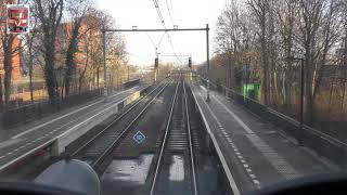 Meerijden met de machinist van Rotterdam naar Utrecht. (zonder snelheidsmeter)