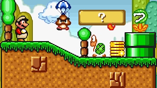Super Mario Bros. X (SMBX 1.4.4) Custom Level: ''Overworld 1-1 (SMB1 HD)''