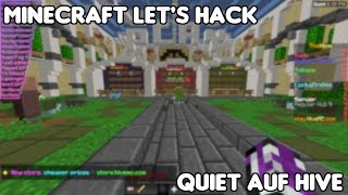 Quiet auf HiveMC | Minecraft Let's Hack | Free Minecraft Hack Client