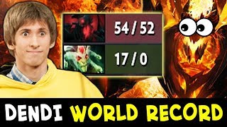 Dendi WORLD RECORD denies at 10 min — mid DESTROYED NaVi vs SGE