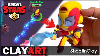 [brawlstars]how to make new brawler MAX from soft clay (Clay art)