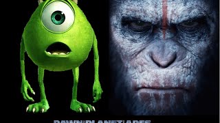 Dawn Of The Planet Of The Apes/Monsters Inc Trailer MashUp