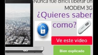 [Tutorial] Como liberar o desbloquear MODEM HUAWEI 3G (Cualquier OPERADORA) 2015