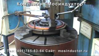 Индукционный нагрев для вальцевания днища