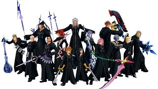 Kingdom Hearts HD 2.5 - All Organization XIII Data Fights *No Damage* (LV1 CM)