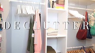 Clean With Me: Huge Closet Declutter Clear Out | Minimalist Living 2018
