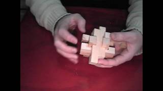Three of Six wooden puzzle Brain Benders