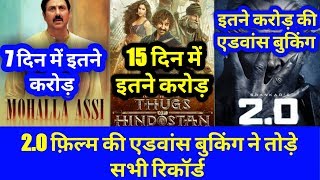 Mohalla assi box office collection day 7, thugs of hindustan 15 days collection 2.0 Advance booking