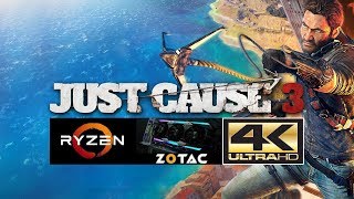 Ryzen R7 1700 O.C - GTX 1080TI Zotac AMP Extreme - Just Cause 3 - ULTRA! 4K PT/BR