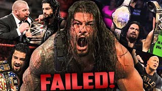 6 Times Roman Reigns Project FAILED In WWE
