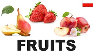 Angielskie słówka w obrazkach - Owoce 1 (Fruits)