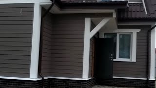 Фиброцементный сайдинг Отделка фасада дома Кедралом  Cedrala  С55 и С01