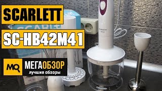 Scarlett SC-HB42M41 обзор погружного блендера