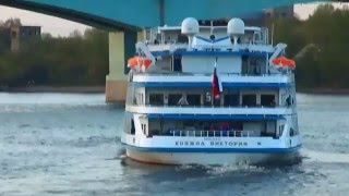 Теплоход Княжна Виктория в Ярославле 9 05 2015г