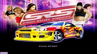 Street Racing Syndicate Splash Screen and Main Menu