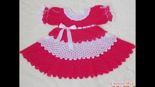 Платье для Девочки на Год Крючком - 2019 / Dress for the Girl on the Year Crochet
