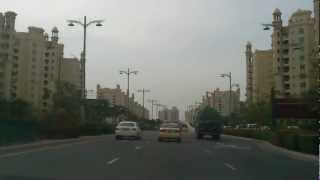 Дубаи Dubai 12 Пальмовый остров туннель под морем.